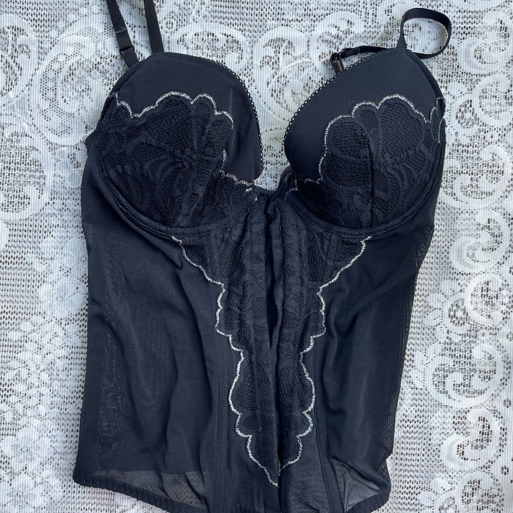 La SENZA Black Sheer Bustier